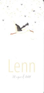 Blijkaartje Lenn 20…