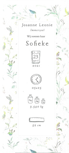 Cotton Bird Sofieke…